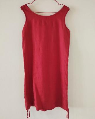 Abito vestito in lino 100%  Made in Italy