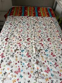 Copriletto bambino ricamato letto singolo