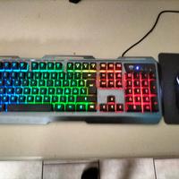 Tastiera + mouse rgb