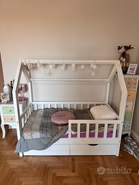 Lettino letto culla con materasso Babyson