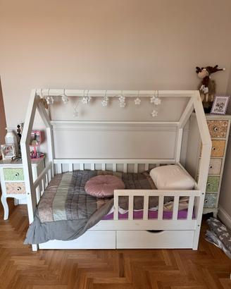 Lettino letto culla con materasso Babyson