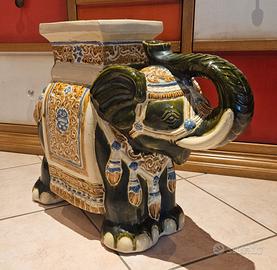 Elefante in ceramica portafortuna