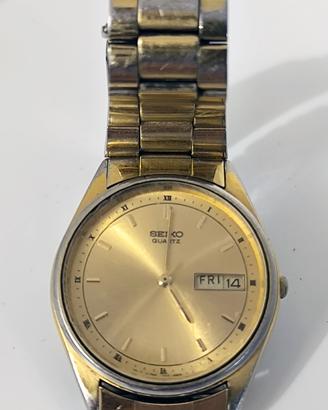 OROLOGIO VINTAGE SEIKO UOMO 7N43-7A50 QUARZO DAY D