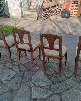 seggiole da restaurare