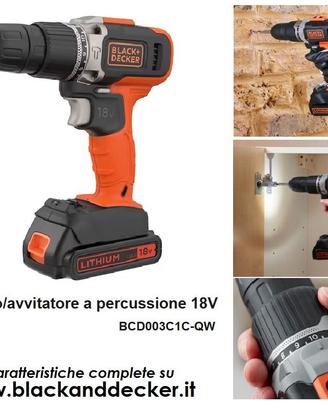 TRAPANO/AVVITATORE A PERCUSSIONE 18V (NUOVO)