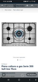 Piano Cottura a gas  NUOVO  5 fuochi 