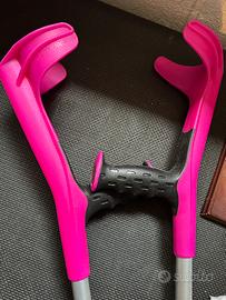 Stampelle canadesi fucsia Advance regolabili