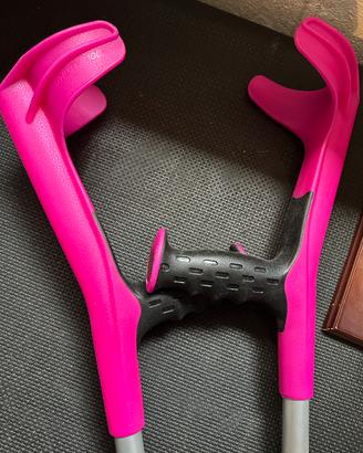 Stampelle canadesi fucsia Advance regolabili