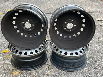 Cerchi acciaio  PSA; Golf,Fiat 500,Opel,Mtsubishi