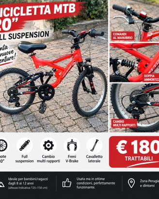 Bicicletta MTB29” Full Suspension