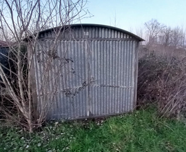 Vendita di due box in lamiera zincata, usato