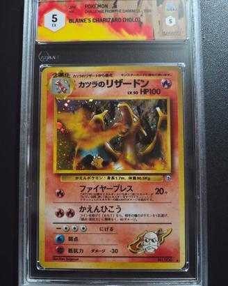 blaine's charizard gradato 5 graad
