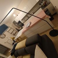 Lampada nera ad Arco design 