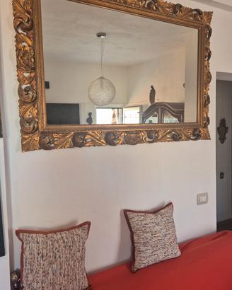 Specchio dorato barocco 130 × 90