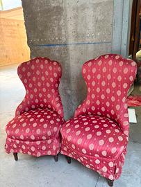 Poltroncine da camera fine 800