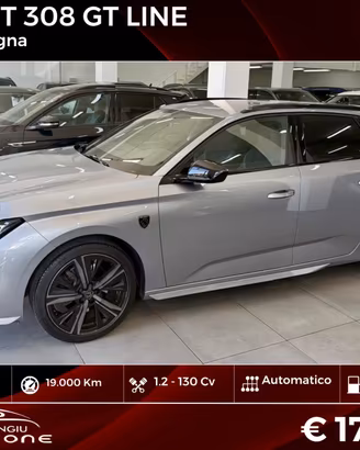 Peugeot 308 Turbo 130 EAT8 SW GT FINANZIABILE
