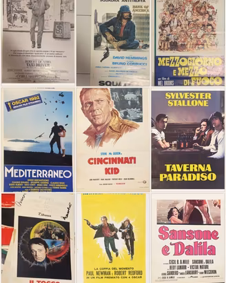 Lotto locandine originali cinema