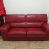 divano in pelle di bufala 