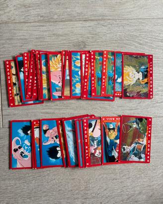 Lotto 35 carte Dragonball Z serie Rossa