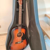 Fender CD-60 SB-DS-V2, custodia rigida e tracolla