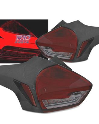 FANALI PER FORD FOCUS MK3 15-18 FULL LED DINAMICI 