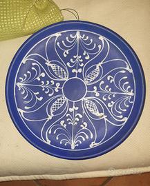 Piatto decorativo in ceramica