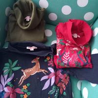 Set di 3 dolcevita in cotone bimba da 3 a 5 anni.