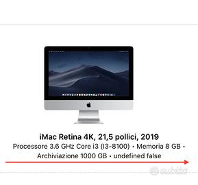 Imac 4k 1000gb