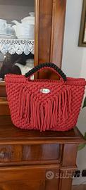 Borse fatte a mano a uncinetto