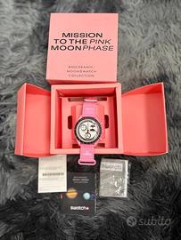 Swatch Moonswatch Mission to Pink  Moonphase