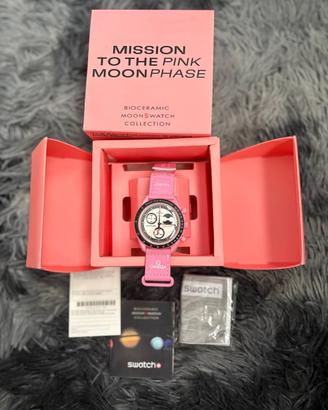 Swatch Moonswatch Mission to Pink  Moonphase