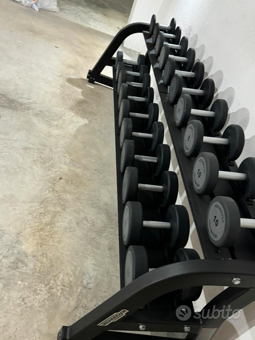 Manubri Esagonali In Ghisa Gommata - Pesi Da 2.5 A 35kg, Impugnatura Ergonomica | Per Home Gym E Allenamento - Foto 3