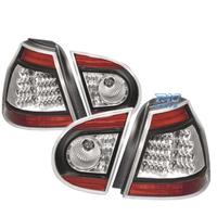 FANALI VOLKSWAGEN VW GOLF 5 03-08 LED FONDO CROMAT