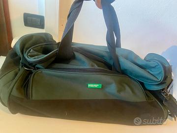 VALIGIA (BORSONE) MORBIDA CON ROTELLE. BENETTON