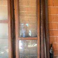 Porta finestre usate in legno