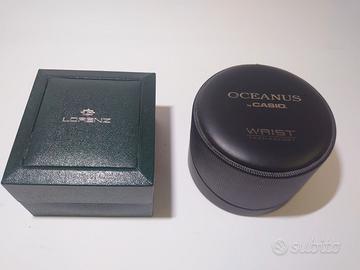 2 SCATOLE OROLOGI LORENZ + CASIO