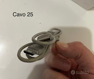 Cavo caricabatteria spinotti di vario genere