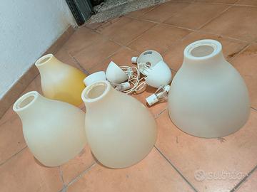 Set 4 Lampade a Sospensione IKEA Melodi