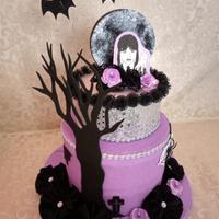 torta scenografica "Mercoledì"