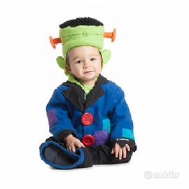 Costume halloween neonato baby Frankestain 12 mesi