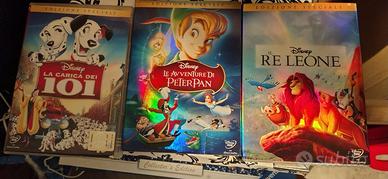 La carica dei 101 Peter Pan Il Re Leone dvd Disney