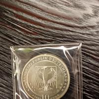 Moneta F.D.C. della Germania 2007 da 10€