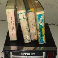LETTORE STEREO 8 PER AUTO + CASSETTE ANNI 60/70