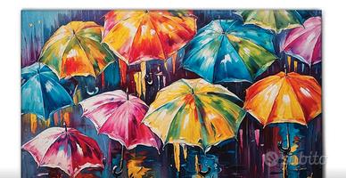Quadro Ombrelli colorati 