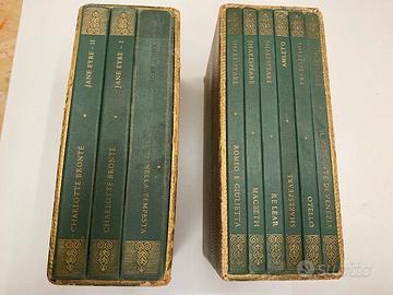 Cofanetti vintage Shakespeare e Bronte Rizzoli