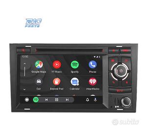 RADIO GPS ANDROID 12 PER AUDI A4 B6 B7 00-08 SEAT 