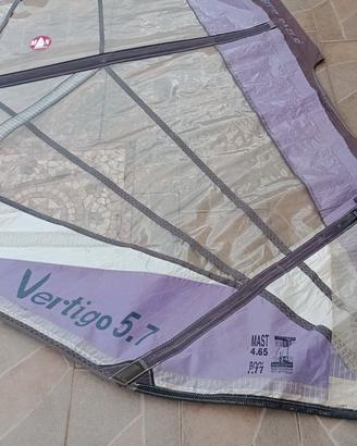 Vela Vertigo 5,7 per windsurf -