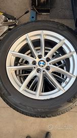 Cerchi originali bmw 18”completi di gomme