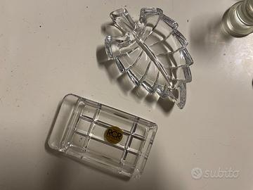 COPPIA DI CIOTOLINE IN CRISTALLO ITALIA RCR