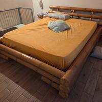 letto in bamboo e doghe 
